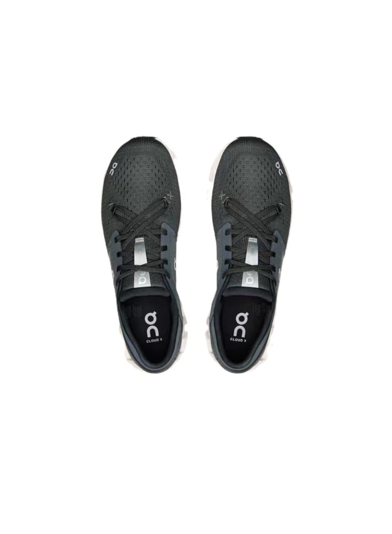 On Cloud X4 Running Shoes Black/White - Image 3