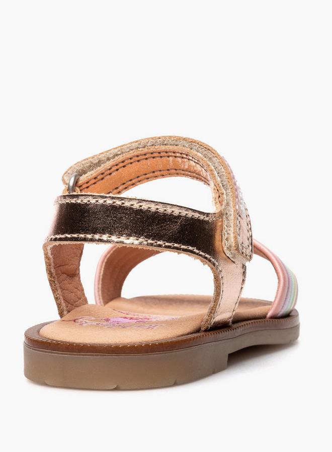 Pablosky Sandals With Hook & Loop Closure With Colourblock Pattern - Image 3