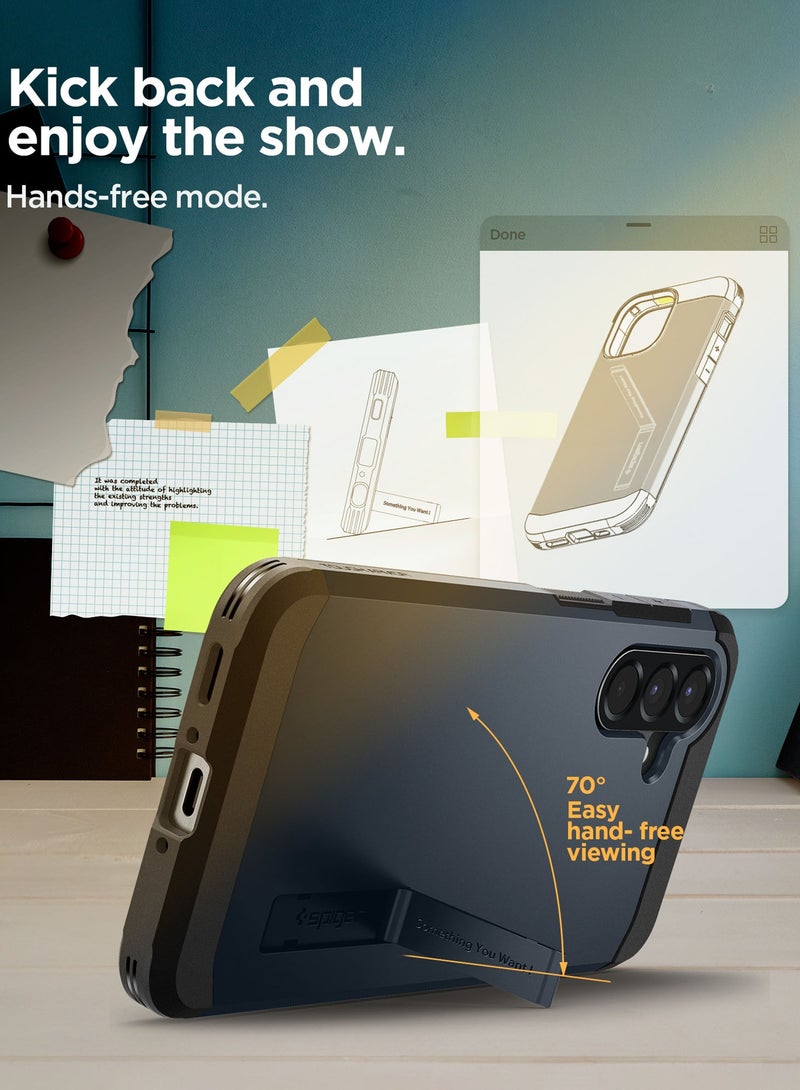 Spigen Tough Armor for Samsung Galaxy A56 5G Case Cover with Extreme Impact Foam (2025) - Metal Slate - Image 5