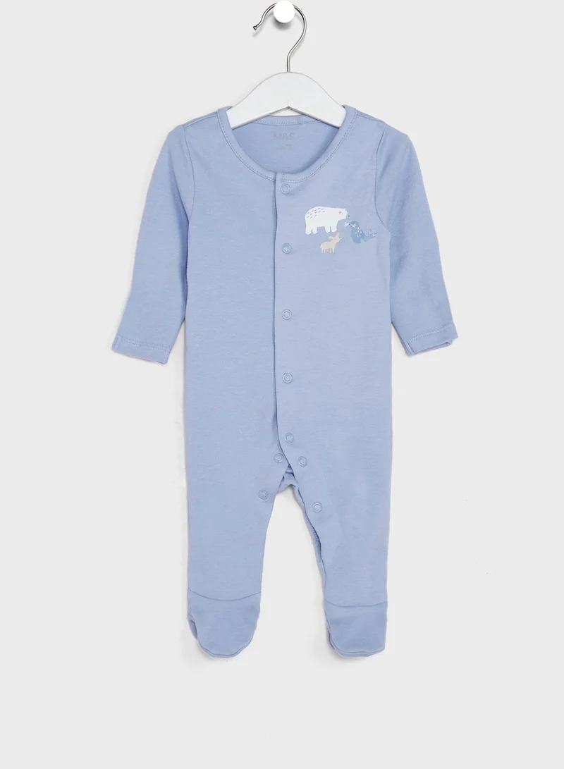 Marks & Spencer Infant 3 Pack Assorted Onesies