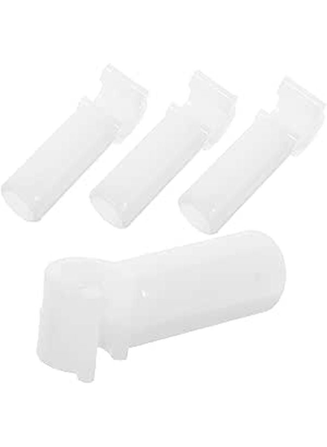 4Pcs White Plastic Mosquito Net Holder Clips For Easy Installation Compatible With Various Nets - Image 1