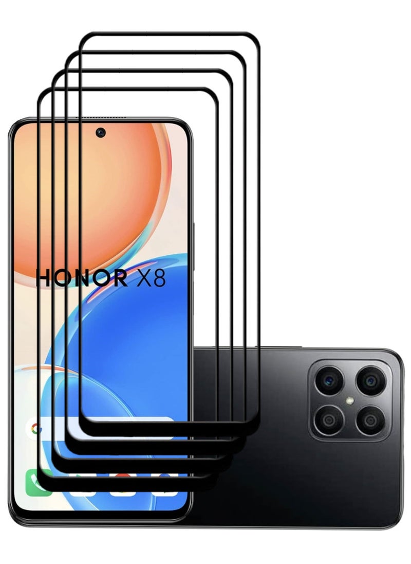 أكاليكس 4 قطع، حماية شاشة،  لهاتف هونور X8  ، جودة ممتازة. - Image 1