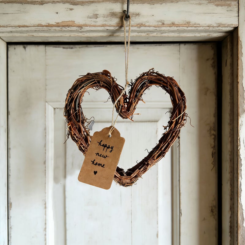 Mixed Set Heart Shaped Pendant Hanging Decoration DIY Home Art Card - Image 1