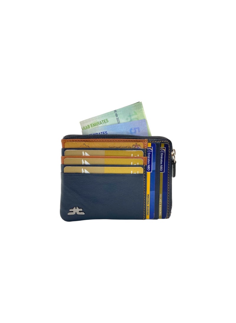 LAVERI LEATHER Business Cards & Credit Cards Wallet RFID # 1705Z - Image 1
