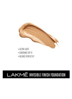LAKME Invisible Finish Foundation SPF 8 Shade o1  - Image 3