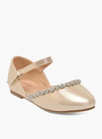 JUNIORS Girls Mule And Daimante Velcro