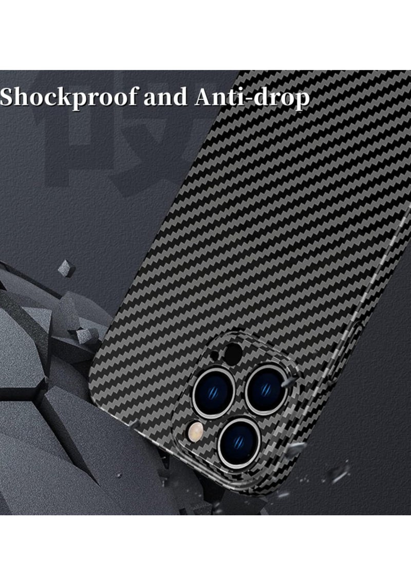 ELTRAZONE Personality Handsome Light Thin Carbon Fiber Pattern PC Phone case Compatible with iPhone 15 Plus Unique Comfortable Cool Shockproof Back Cover - Image 2