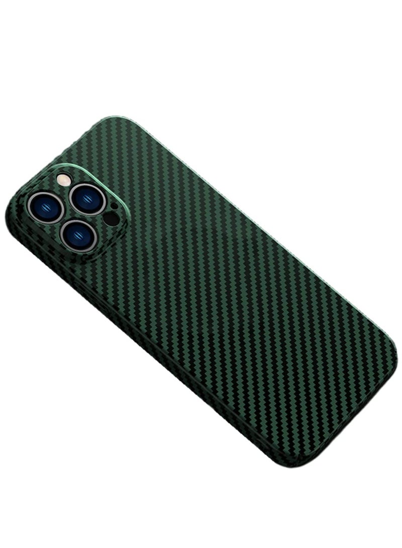 ELTRAZONE Personality Handsome Light Thin Carbon Fiber Pattern PC Phone case Compatible with iPhone 15 Plus Unique Comfortable Cool Shockproof Back Cover - Image 1