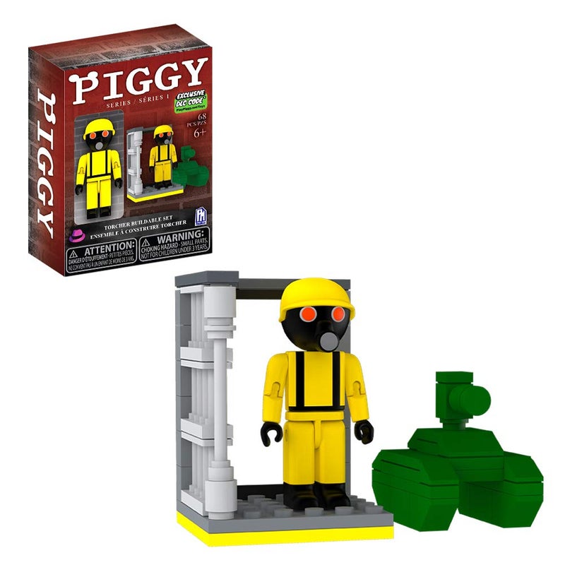 PIGGY Torcher Figure Buildable Set Torcher Building Brick Set Series 1 Includes DLC - Image 2