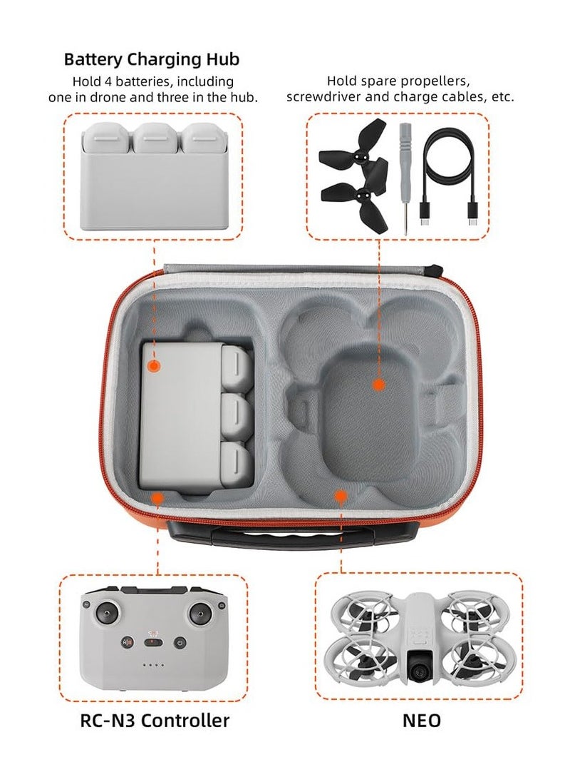 Generic - Carrying Case For NEO Porable Travel Storage Bag for DJI NEO Drone Aceessories (Black) - Image 1