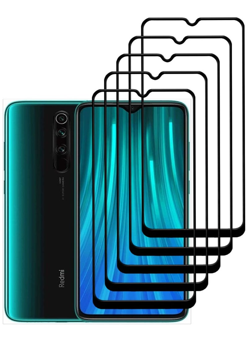 ACLIX 5 Pieces Antistatic ESD Dustproof Premium Quality High Definition Tempered Glass Screen Protector Designed For Xiaomi RedmiNote 8 Pro - Image 1