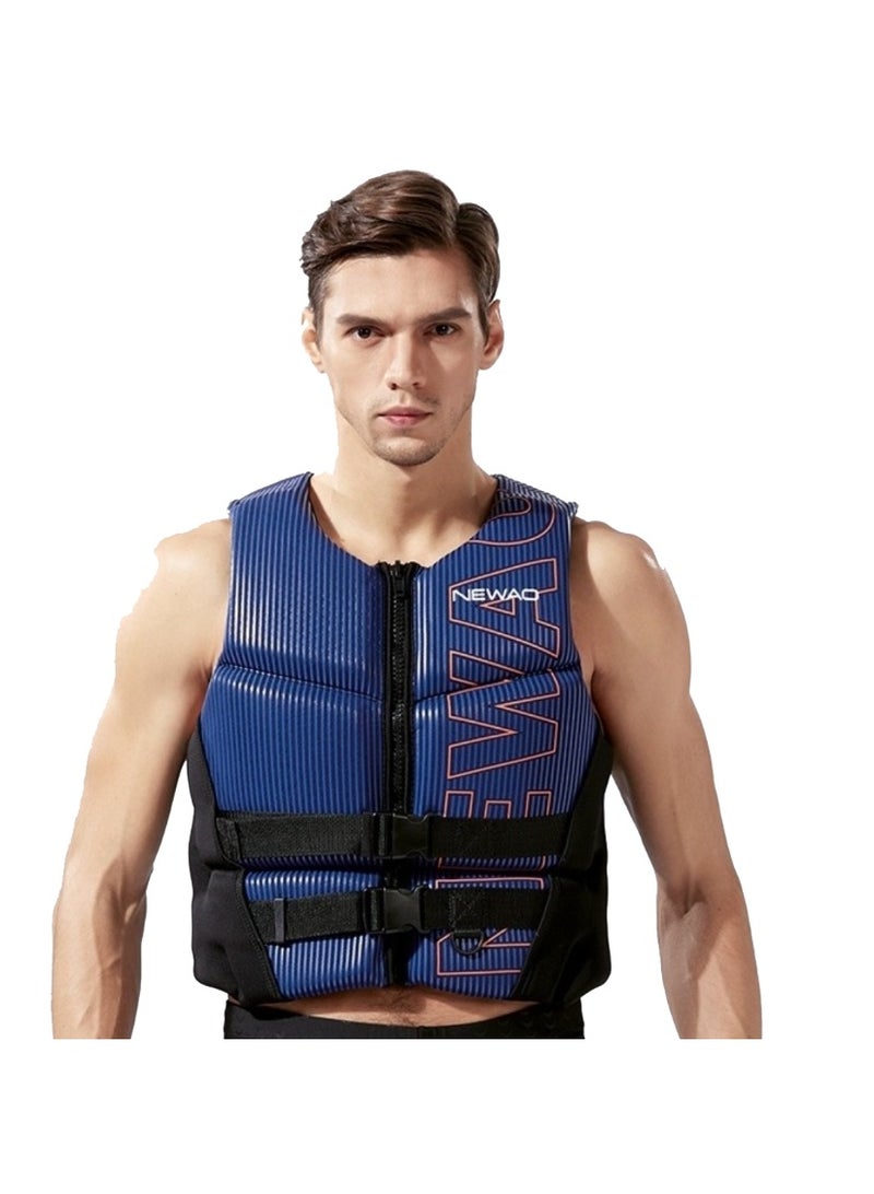 Generic Swim Jacket - Neoprene Life Jacket, Buoyancy Aid Swim Vest with Adjustable Safety Strap for Snorkeling Swimming Kayaking, Water Sports Safety Vest - Image 2