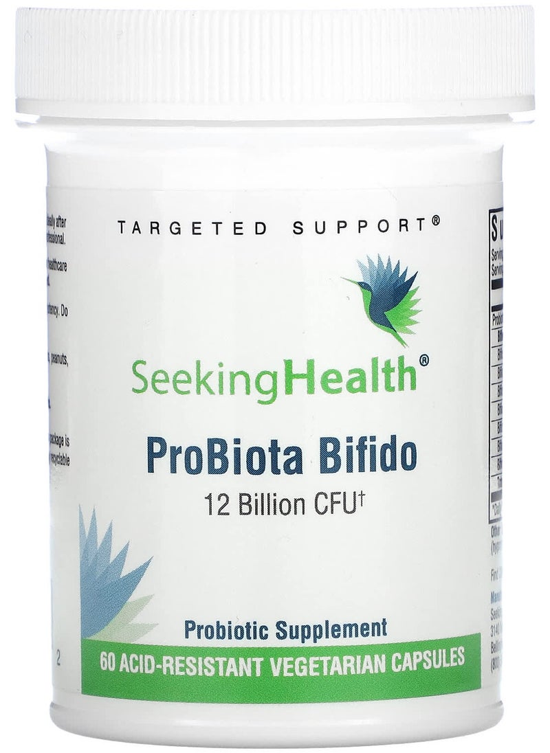 Seeking Health ProBiota Bifido, 60 Acid-Resistant Vegetarian Capsules 
