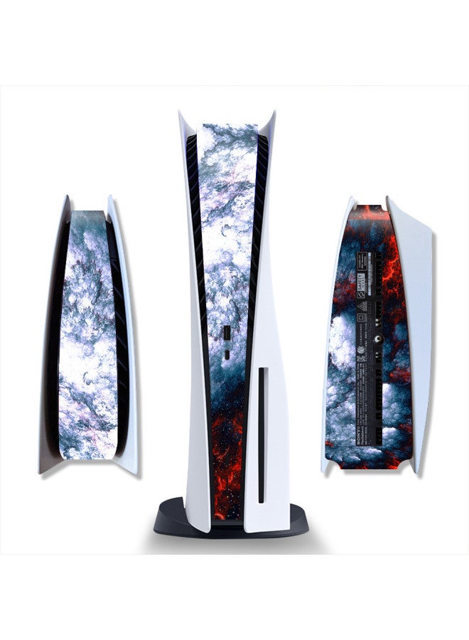 Loquat PS5 Optical Drive Version All-inclusive Middle Sticker PS5 Digital Version Middle Film Cartoon Personalized Frosted One-piece Delivery-Color:Lotus Root PS5SDQB-0158 - Image 1