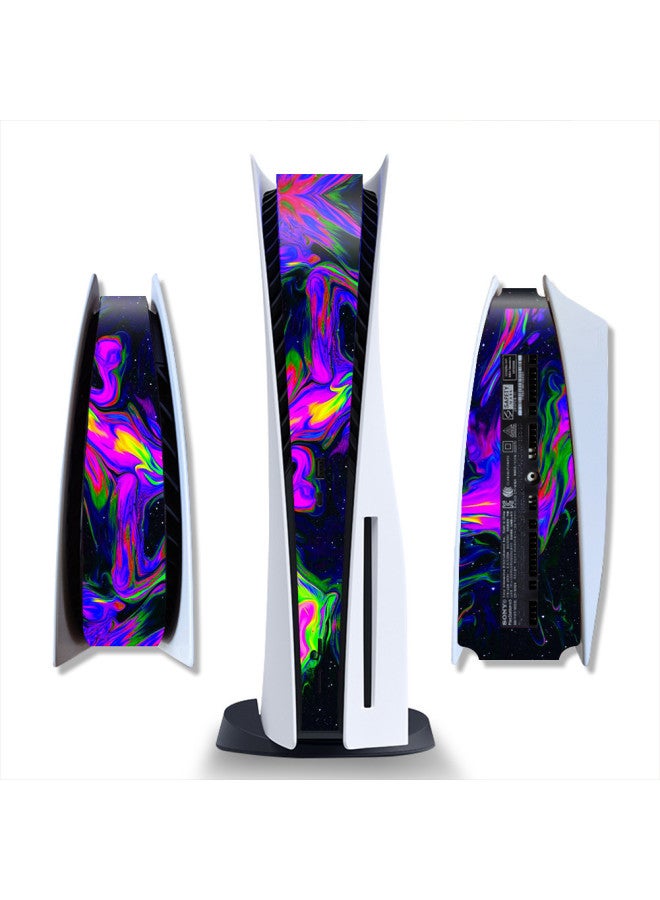 Loquat PS5 Optical Drive Version All-inclusive Middle Sticker PS5 Digital Version Middle Film Cartoon Personalized Frosted One-piece Delivery-Color:Lotus Root PS5SDQB-0158 - Image 3