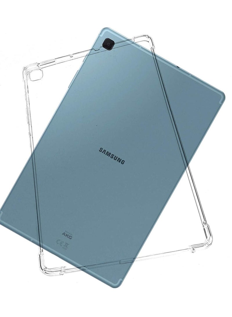 حافظة TPU ناعمة لجهاز سامسونج جالاكسي تاب S6 لايت 2020-2022 SM P613 P619، P610 P615 غطاء خلفي شفاف لجهاز جالاكسي تاب S6 لايت 10.4 بوصة (شفاف)  - Image 5