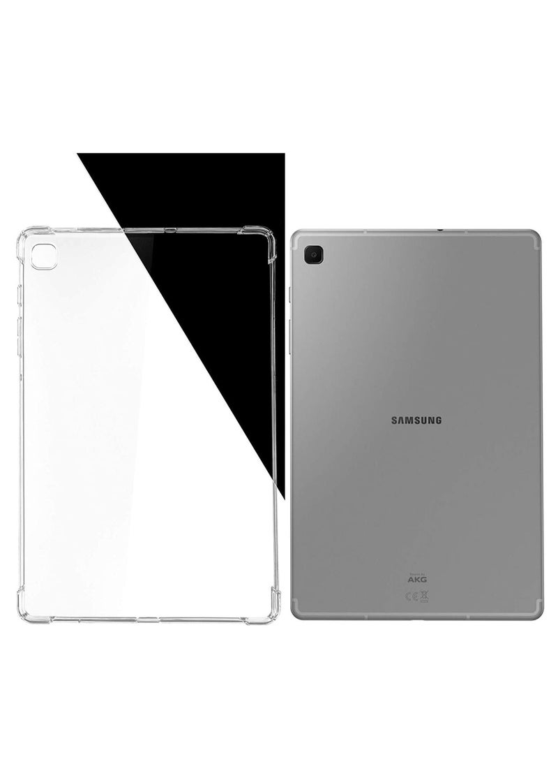 حافظة TPU ناعمة لجهاز سامسونج جالاكسي تاب S6 لايت 2020-2022 SM P613 P619، P610 P615 غطاء خلفي شفاف لجهاز جالاكسي تاب S6 لايت 10.4 بوصة (شفاف)  - Image 4
