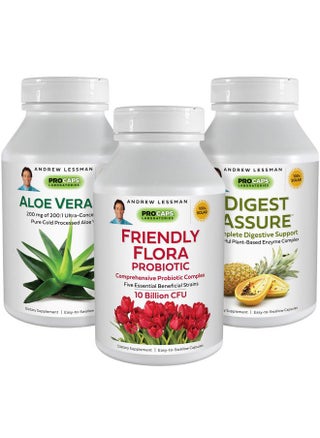 Complete Digestion Kit - 270 Capsules - 3-Product Bundle: 30 Capsules Each of Digest Assure, Aloe Vera-200 and Friendly Flora Probiotic, for Targeted Support to The Digestive System - pzsku/Z60A1566826E2A4DA94DFZ/45/1743574857/ea72637c-dc0f-4757-acd0-663b0e59ac0a