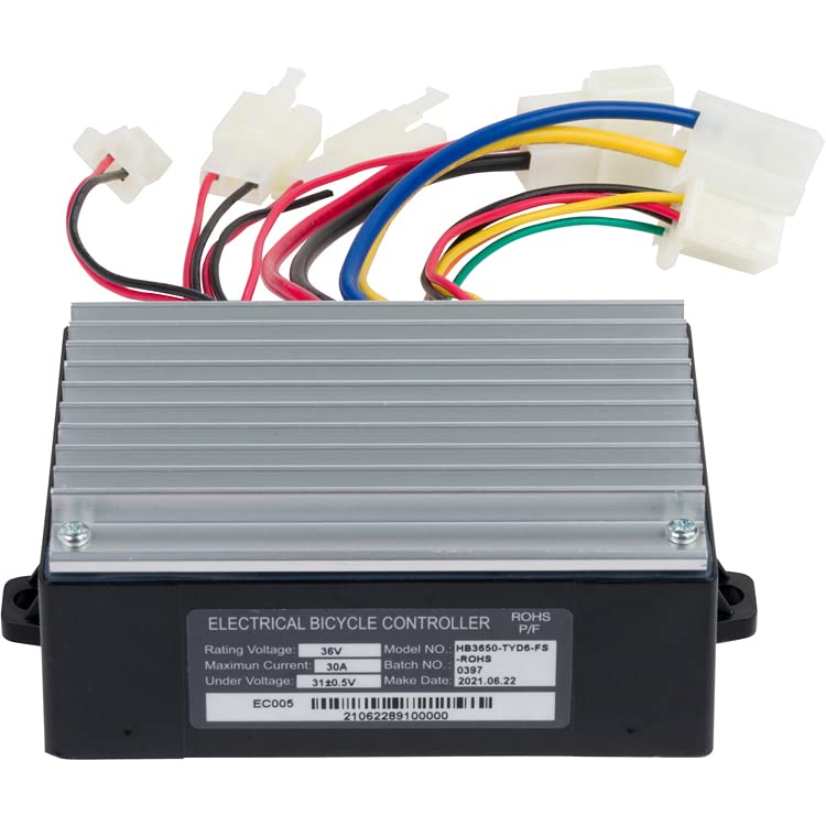 Precision Auto Products 36V Controller for Razor MX500 - Premium Replacement Control Module for MX500 (V21+), MX650 (V14+), McGrath SX500, EcoSmart Electric Scooter - Module HB3650-TYD6-FS-ROHS - W15165070015 - MX500 Parts - Image 1