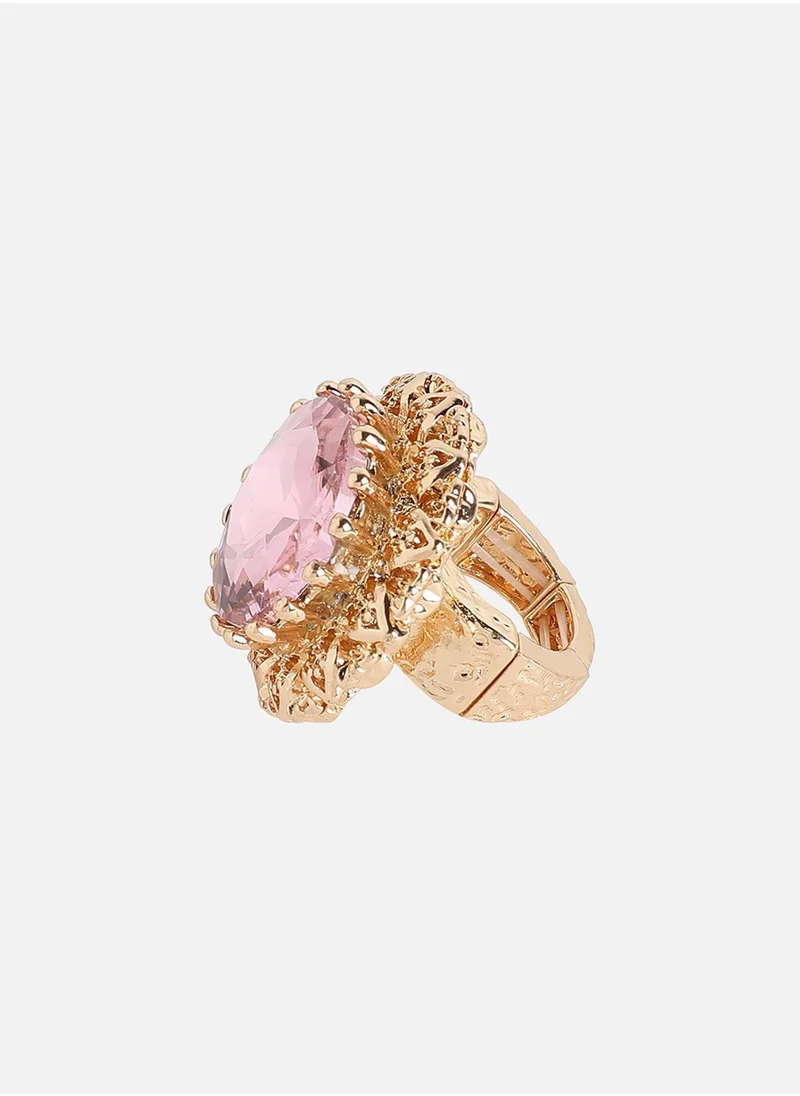 SOHI Pastel Opulence Statement Ring