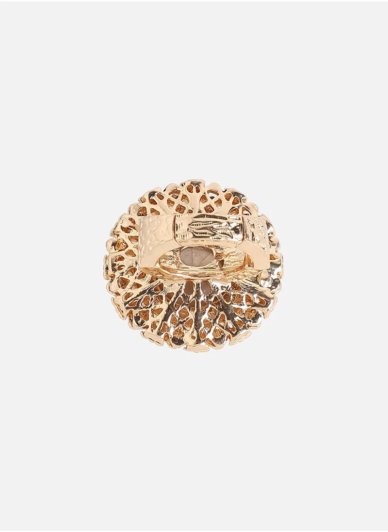 SOHI Pastel Opulence Statement Ring