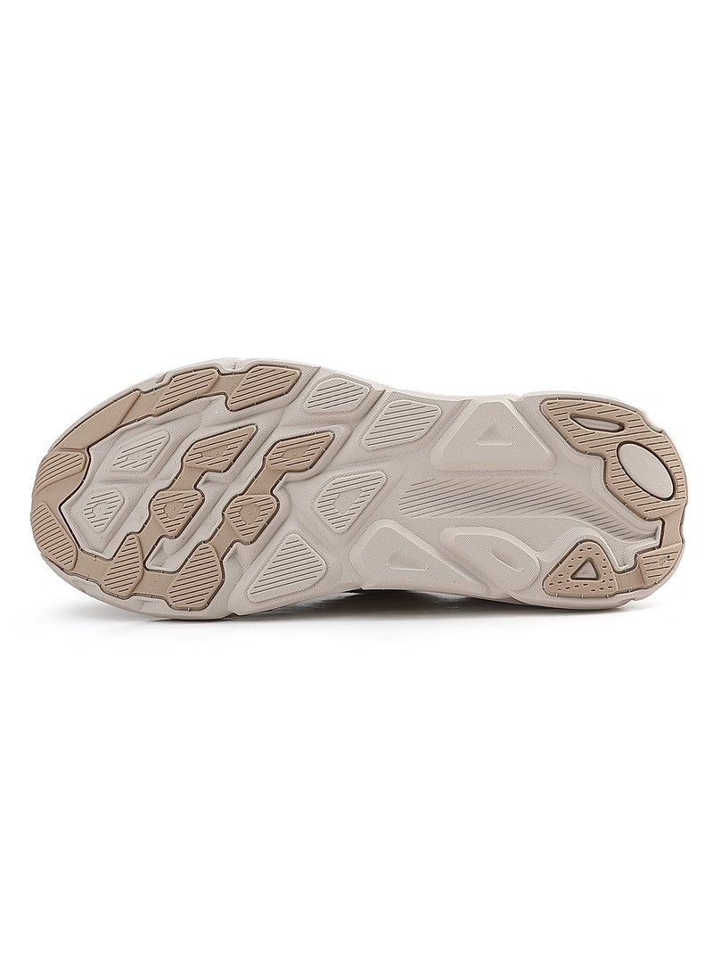 Sky View - Athlesiure Supportive Men And Women Hands Free Slip-ins Running Shoes Unisex Cushioned Breathable Athletic Fashion Sneakers Non Slip Walking Tennis Shoes Beige - Image 1