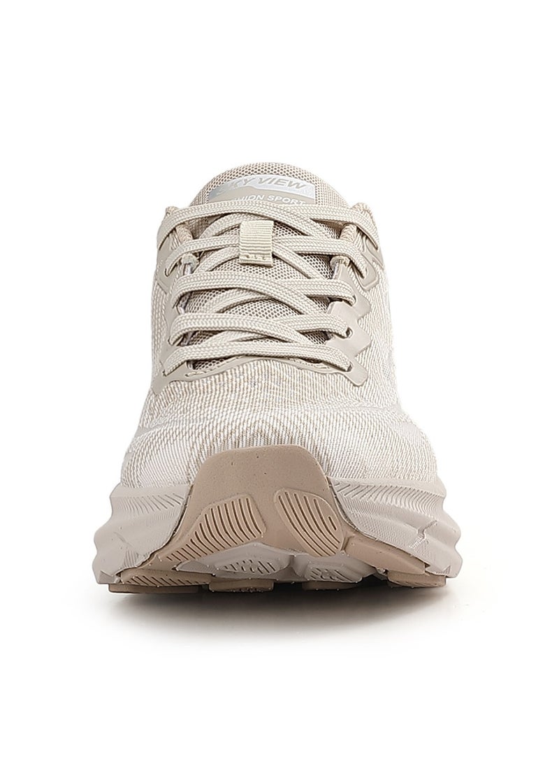 Sky View - Athlesiure Supportive Men And Women Hands Free Slip-ins Running Shoes Unisex Cushioned Breathable Athletic Fashion Sneakers Non Slip Walking Tennis Shoes Beige - Image 1