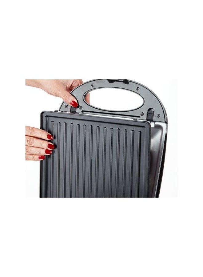 ميانتا سندوتش ميكر وافل وبانيني من ميانتا 1200 وات SM27609A - Image 4