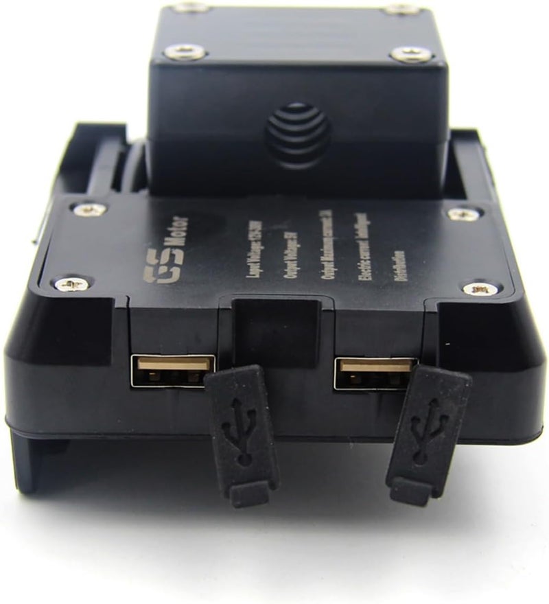 QASULER Motorcycle GPS Navigator Mount with USB Charger - Image 4