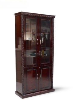 Modern Wooden File Cabinet 4 Door ,Glass Door Cabinet - pzsku/Z60A1B82ECC514CD7998EZ/45/_/1724230976/8b362ddf-46f4-43f0-a8e8-2ae7fb18e692