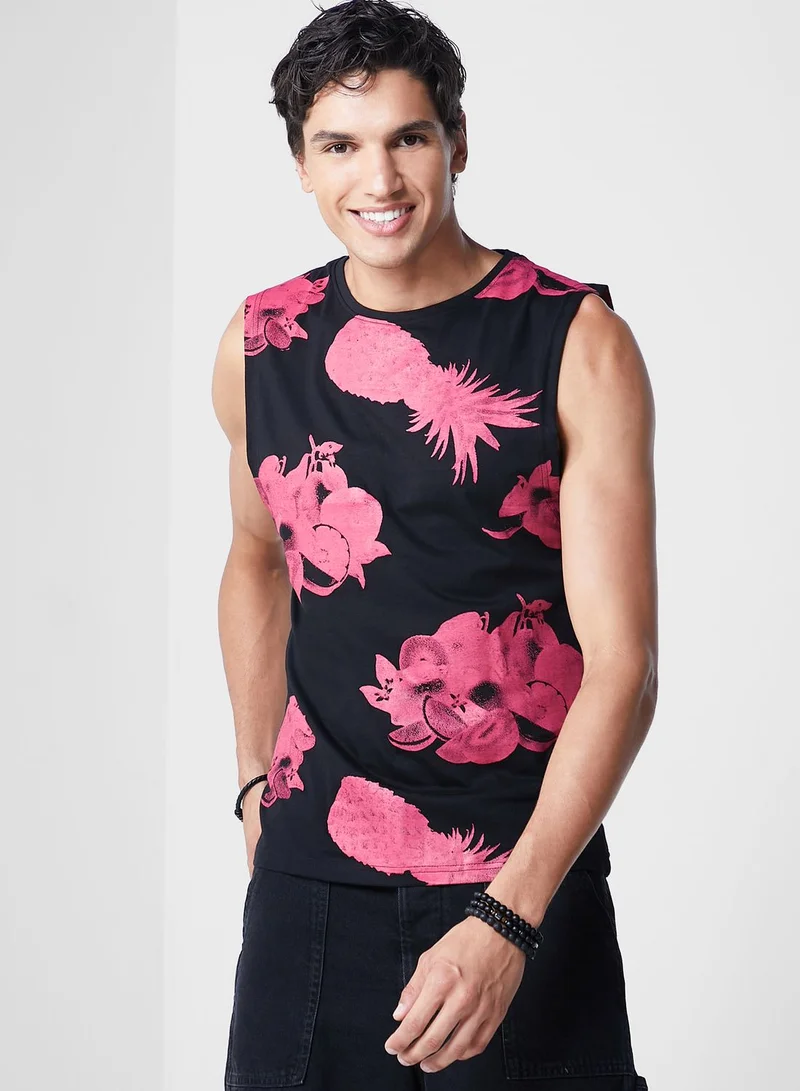 Koovs Koovs Resort Print Vest