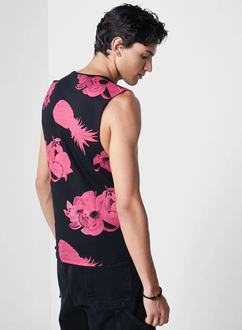Koovs Koovs Resort Print Vest