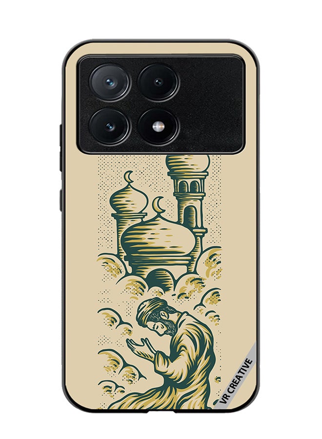 VR CREATIVE Protective Case Cover For Xiaomi Poco X6 Pro Prayer Design Multicolour - Image 1