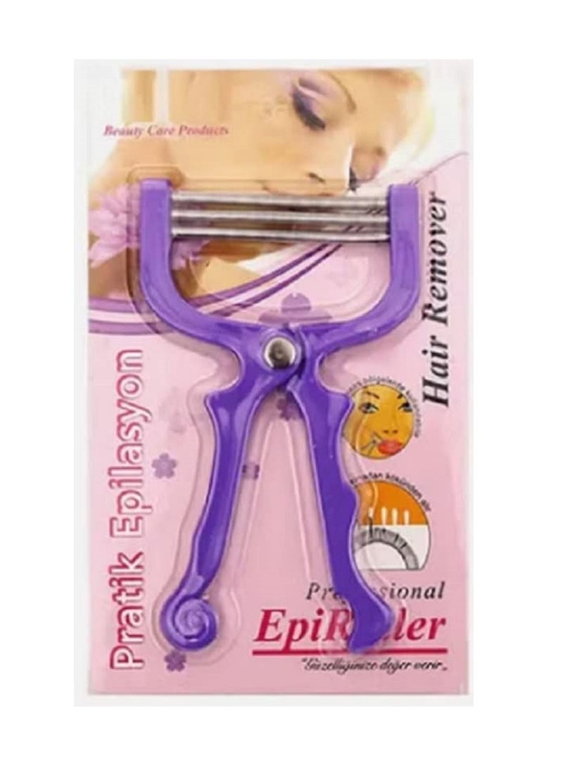 AMM Facial Hair Remover Stick Threading Epilator  Manual Face Hair Removal Tool Purple - Image 3