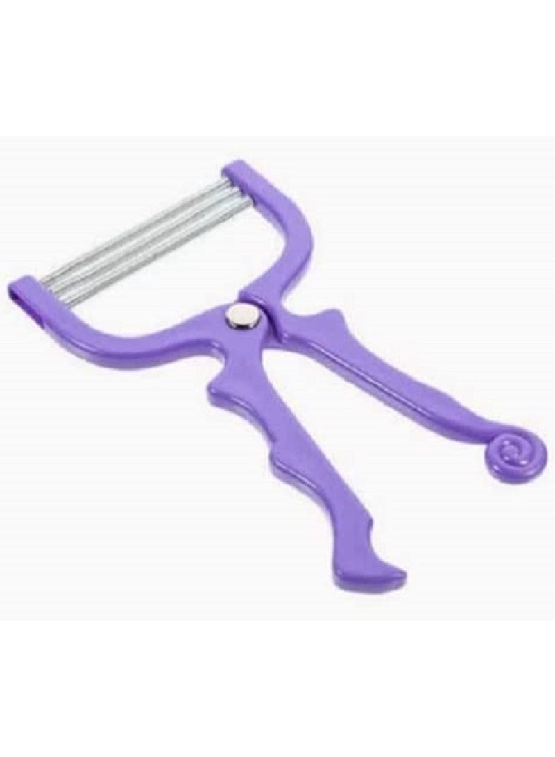 AMM Facial Hair Remover Stick Threading Epilator  Manual Face Hair Removal Tool Purple - Image 2