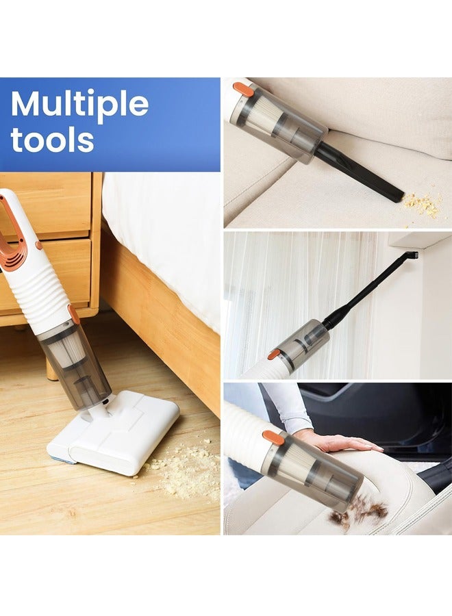 general Vacuum Cleaner 8 in 1 Corded Stick Wet & Dry Vacuum Cleaner 14KPa Powerful Suction with 400W Motor, 5M Long Cord Light Weight Electric Vacuum Cleaner for Home Hard Floor & Carpet with Strong Mites Removal Machine - Image 3