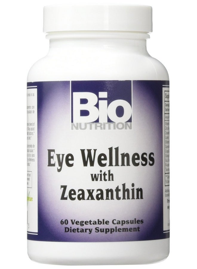 Bio Nutrition - Eye Wellness With Zeaxanthin Vegetarian Capsules 60 Count - Image 1