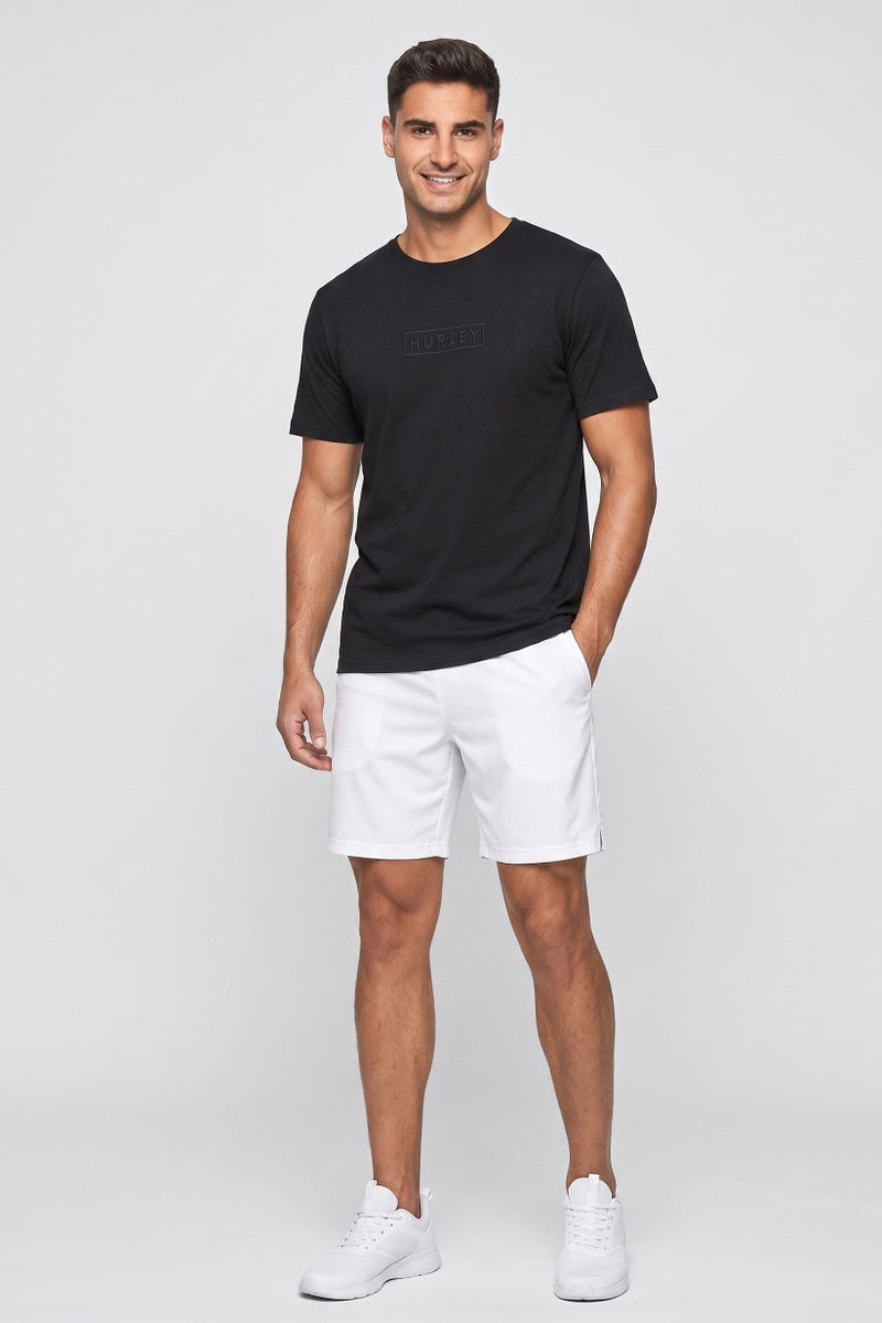 Hurley Men Sportswear Fit Short Sleeve Outdoor T-Shirt, Black - Image 2