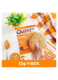 Quest Quest Nutrition Peanut Butter Protein Cookie, High Protein, Low Carb, 12 Count  - Image 2