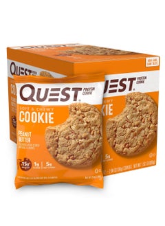 Quest Quest Nutrition Peanut Butter Protein Cookie, High Protein, Low Carb, 12 Count  - Image 1