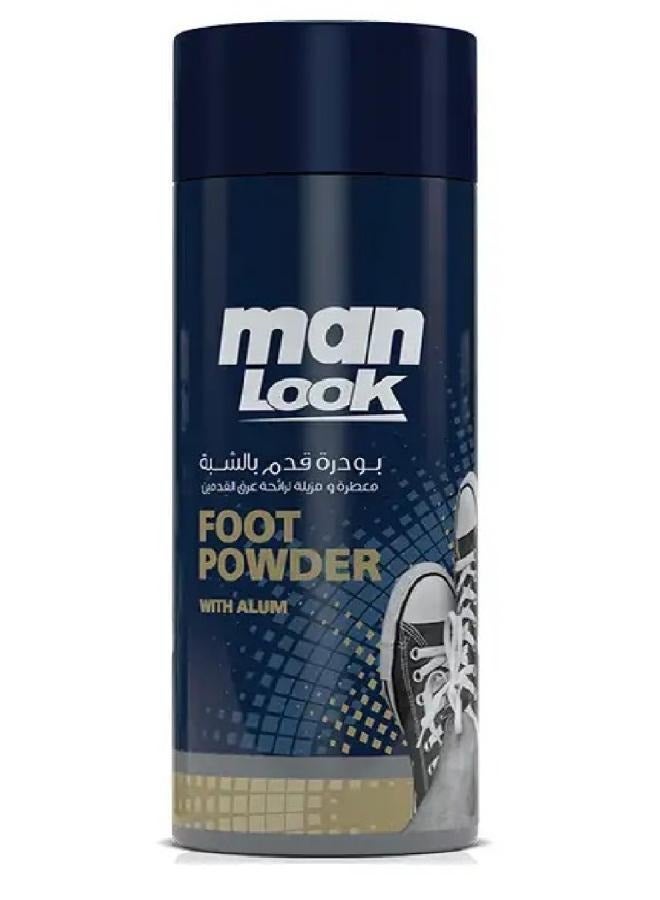 Man look 2-Piece Set Foot Powder with Alum 2X50 gm - Image 3