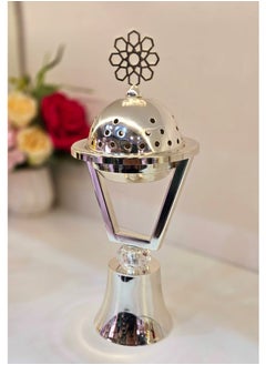 Damanhoor Damanhoor Charcoal Incense and Bakhoor Burner Oud Frankincense and Metal Incense Holder Ideal for Wedding Gifts Yoga Spa Aromatherapy Office and Home Decor 