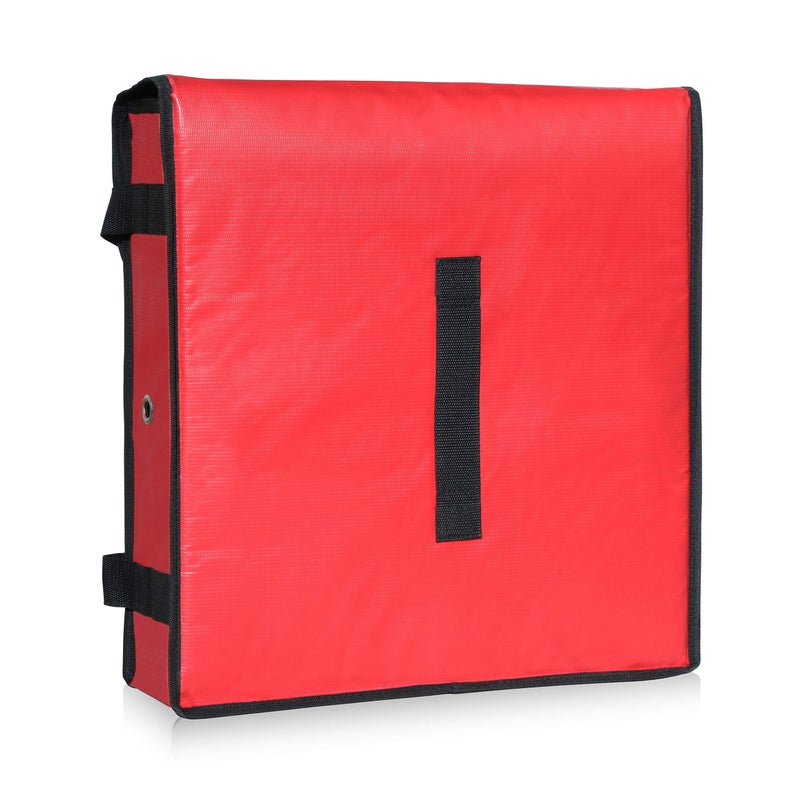New Star Foodservice 50073 Insulated Pizza Delivery Bag, 18" by 18" by 5", Red - Image 5