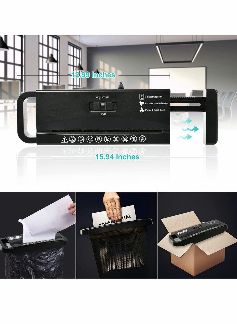Portable Paper Shredder with Extendable Arm for Easy Use - Image 3