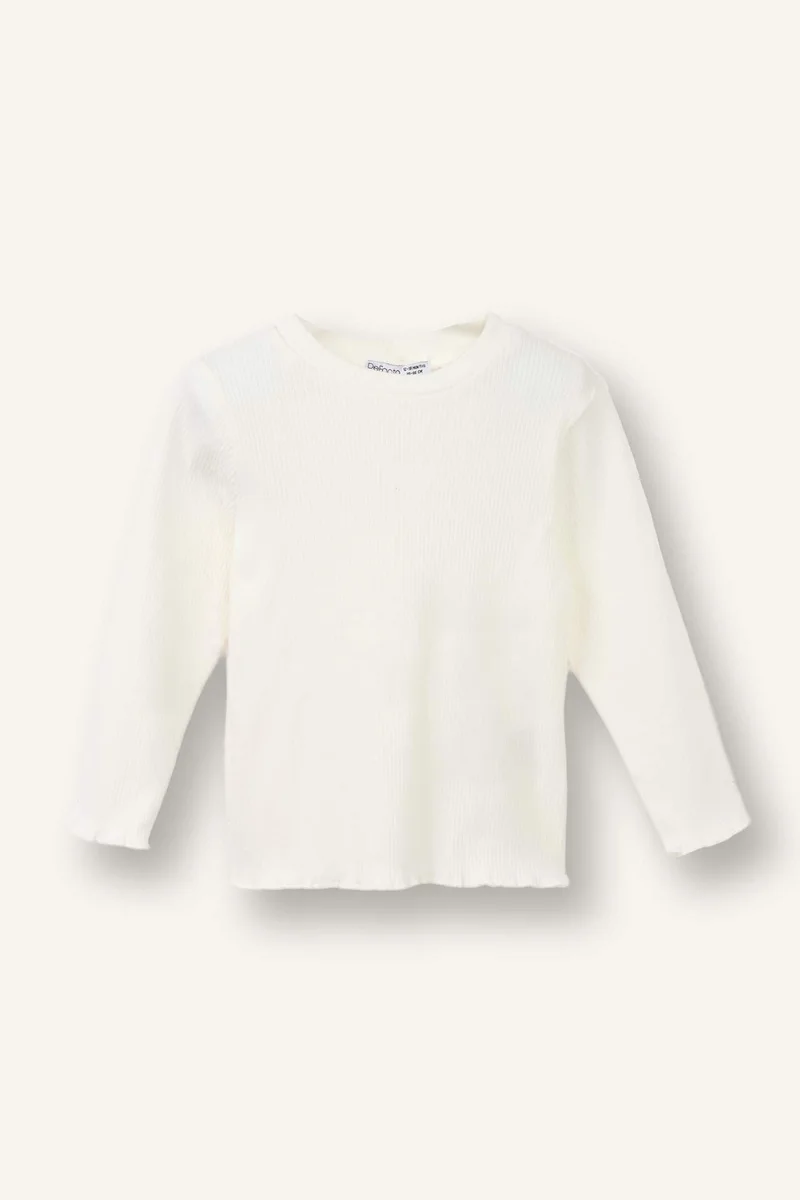 ديفاكتو Baby Girl Muslin T-Shirt and Skirt 2 Piece Set