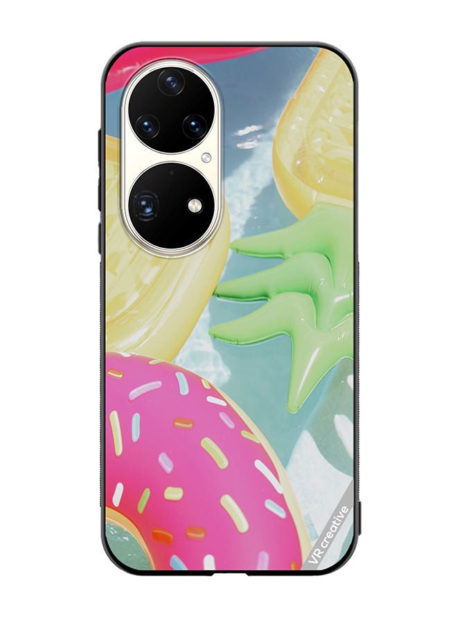 VR CREATIVE Protective Case Cover For Huawei P50 Pro Pool Fun Design Multicolour - Image 1