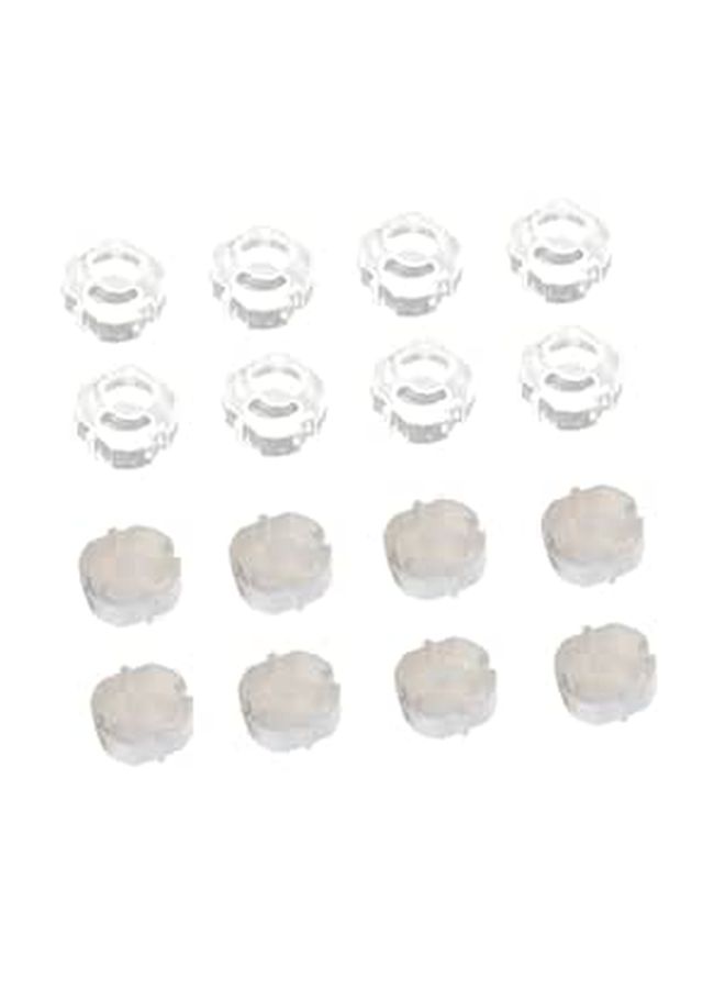 20 Pcs White Electrical Outlet Safety Covers Leakage Protection Durable Child Proof - Image 1