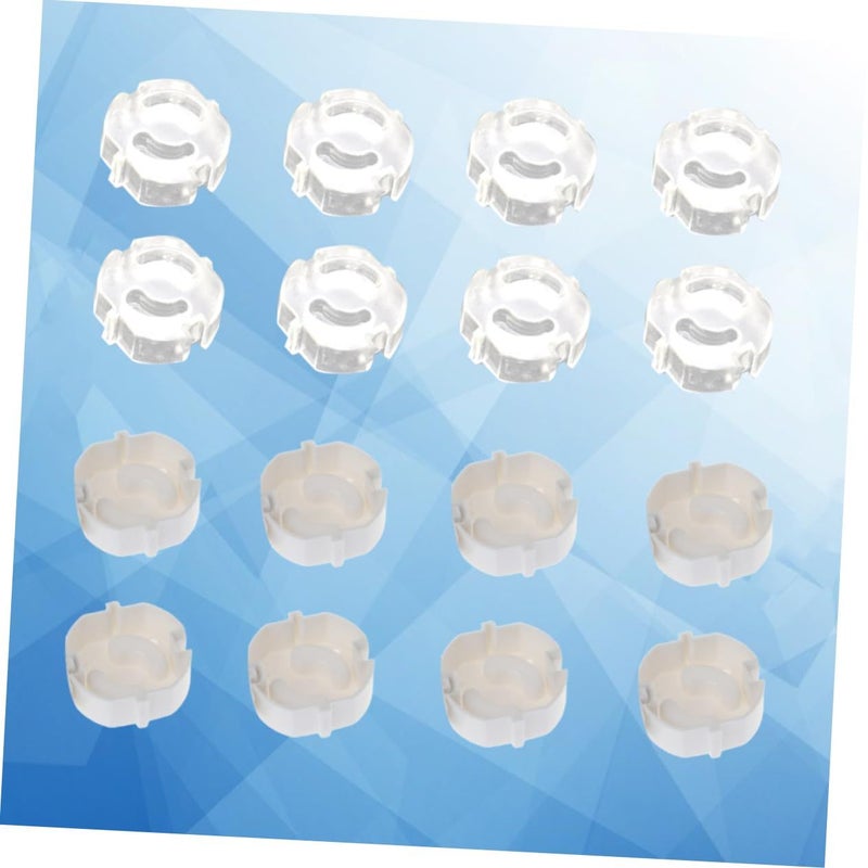 20 Pcs White Electrical Outlet Safety Covers Leakage Protection Durable Child Proof - Image 3