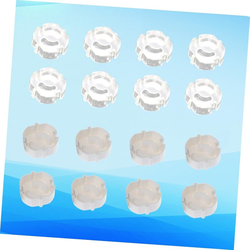 20 Pcs White Electrical Outlet Safety Covers Leakage Protection Durable Child Proof - Image 4
