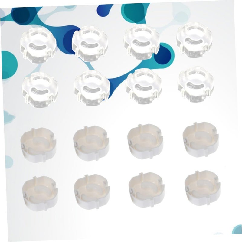 20 Pcs White Electrical Outlet Safety Covers Leakage Protection Durable Child Proof - Image 5